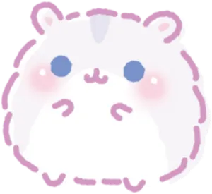 Kawaii Blush Cartoon Bear PNG Image