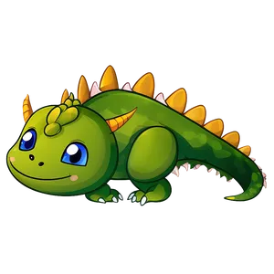 Kawaii Dragon Illustration Png 17 PNG Image