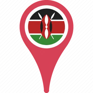 Kenya Location Icon PNG Image