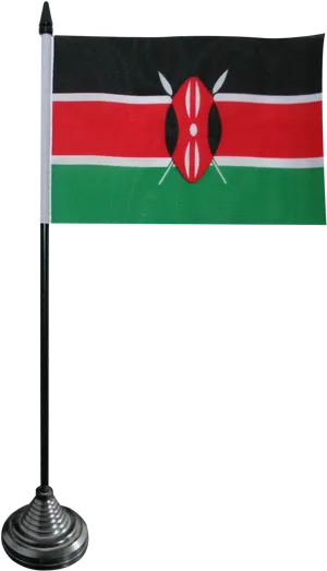 Kenyan Flagon Desk Stand PNG Image