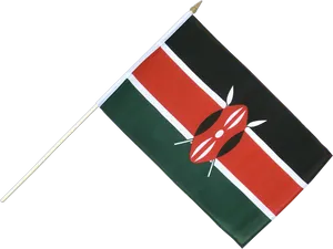 Kenyan Flagon Pole PNG Image