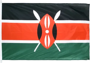 Kenyan National Flag PNG Image