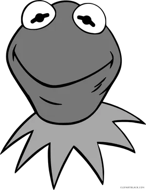 Kermitthe Frog Sketch PNG Image