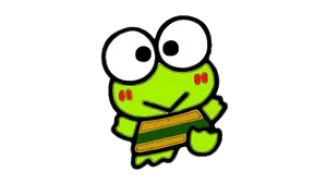 Keroppi Sanrio Character Illustration PNG Image