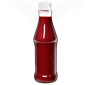 Ketchup Bottle Drawing Png 06122024 PNG Image