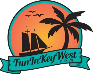 Key West Vacation Logo PNG Image