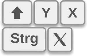 Keyboard Shortcut Keys Graphic PNG Image