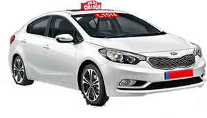 Kia Cerato Taxi Charlie Vehicle PNG Image