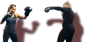 Kickboxing Training Session PNG