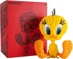 Kidrobot Tweety Figureby Mark Dean Veca PNG Image