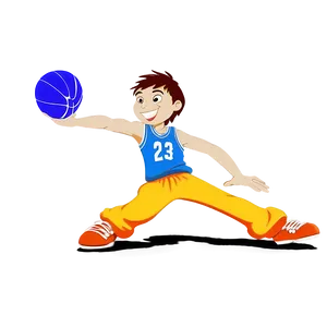 Kids Cartoon Basketball Png 75 PNG Image