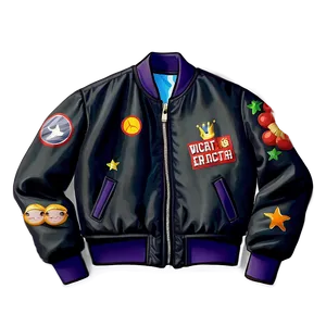 Kids Cartoon Bomber Jacket Png Aep PNG Image