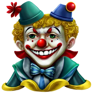 Kids Clown Face Illustration Png Jfc PNG Image