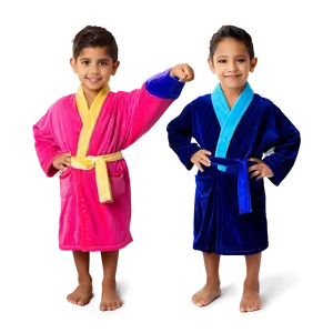 Kids' Colorful Robe Png 24 PNG Image