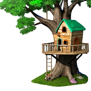 Kids Fantasy Treehouse Png Qqs2 PNG Image