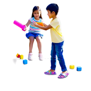 Kids Playing B PNG Image