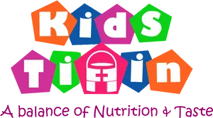 Kids Tiffin Nutrition Taste Logo PNG Image