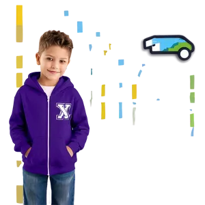 Kids Zip Up Hoodie Png Grb4 PNG Image