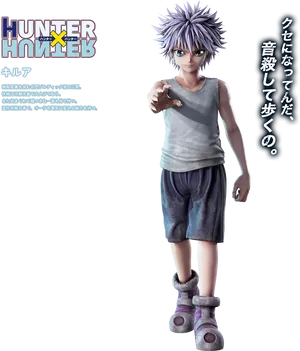 Killua_ Zoldyck_ Hunter_x_ Hunter_ Promotional_ Art PNG Image