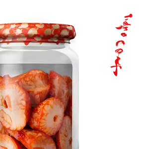 Kimchi In Glass Jar Png Gfv41 PNG Image