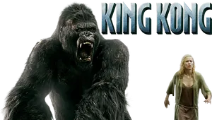 King Kong Movie Promotional Art PNG Image