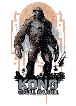 King Kong Skull Island Movie Artwork PNG Image