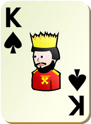 Kingof Spades Playing Card PNG Image