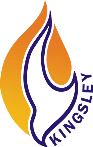 Kingsley Flame Logo PNG Image