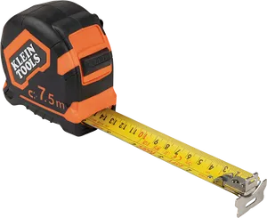 Klein Tools Measure Tape Extended PNG Image