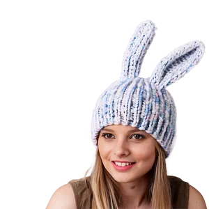 Knitted Bunny Hat Cozy Png Rhc PNG Image