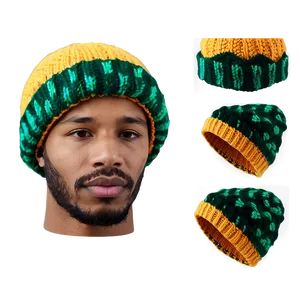 Knitted Rasta Hat Pattern Png 41 PNG Image