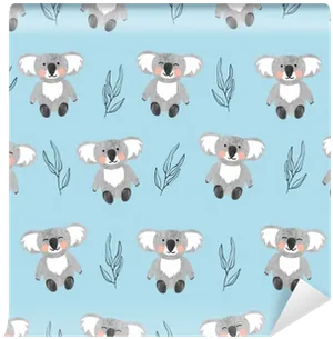 Koala Pattern Design PNG Image