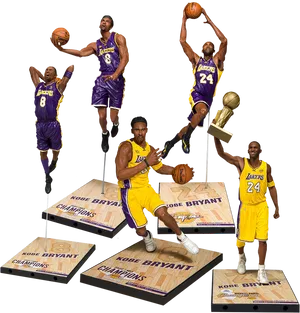 Kobe Bryant Lakers Legendary Moments PNG Image