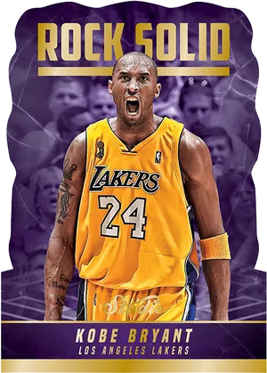 Kobe Bryant Rock Solid Lakers24 PNG Image