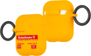 Kodachrome Film Inspired Air Pods Case PNG Image