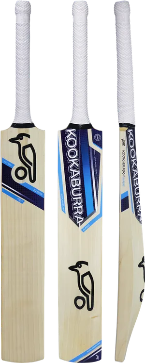 Kookaburra Cricket Bats Trio PNG Image