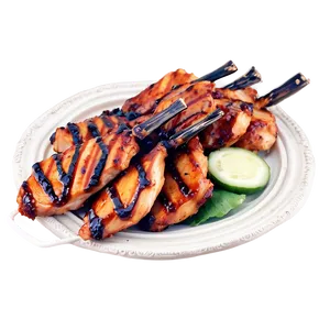 Korean Bbq Grilled Chicken Png Hvk PNG Image