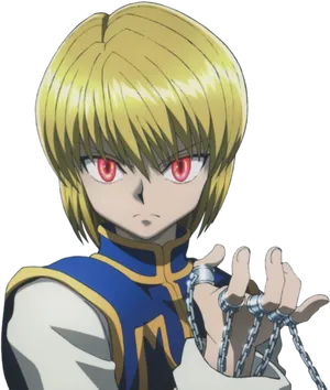 Kurapika_ Chains_ Hunter X Hunter PNG Image