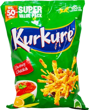 Kurkure Chutney Chaska Pack PNG Image