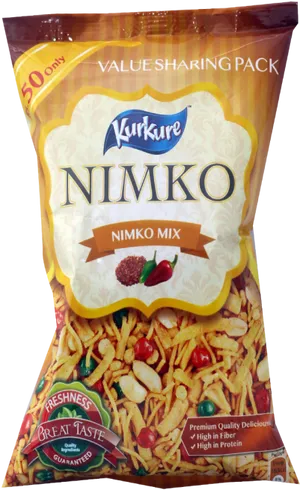 Kurkure Nimko Mix Package PNG Image