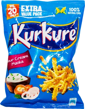 Kurkure Sour Cream Maska Pack PNG Image