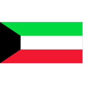 Kuwait National Flag PNG Image