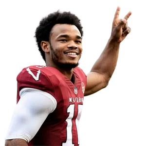 Kyler Murray Victory Pose Png Yux PNG Image