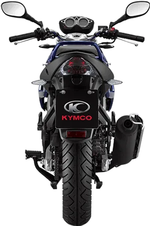 Kymco Motorcycle Rear View PNG Image