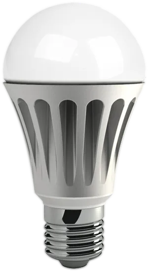 L E D Light Bulb Isolated PNG Image