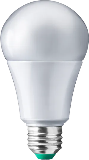 L E D Light Bulb Single Isolated PNG Image