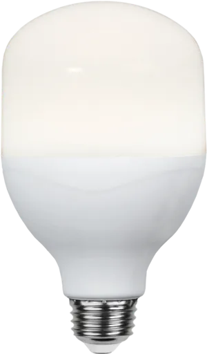 L E D Light Bulb White Background PNG Image