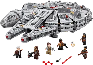 L E G O Star Wars Millennium Falcon Set PNG Image