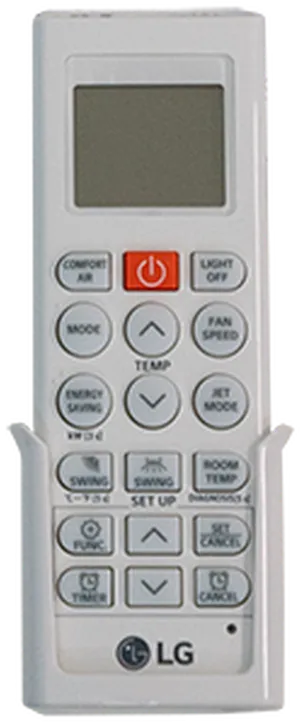 L G Air Conditioner Remote Control PNG Image