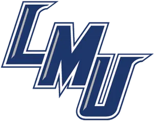 L M U Logo Blueand Gray PNG Image